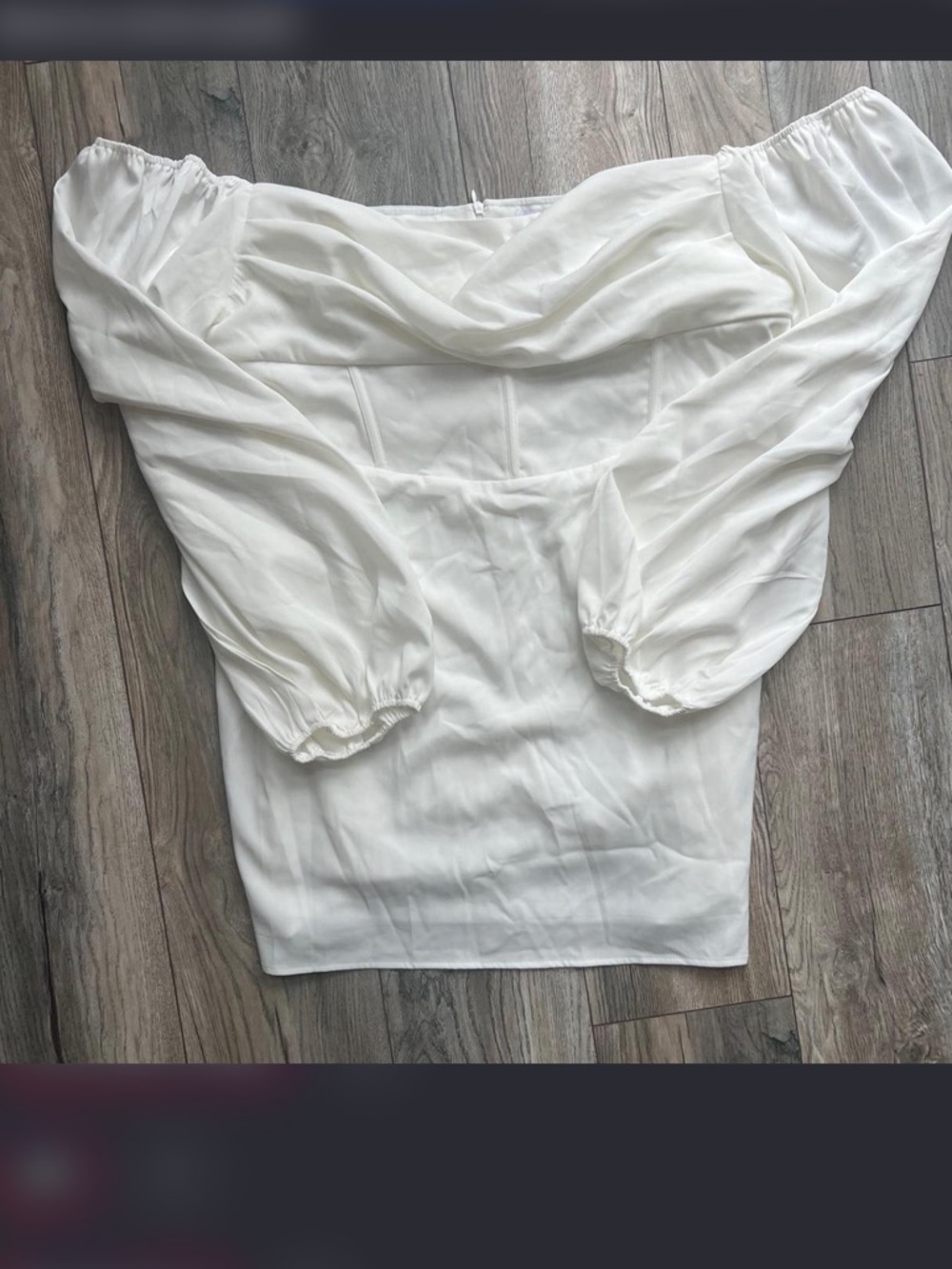 NWT Princess Polly long sleeve Lillie Dress in White